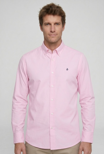Camisas clásica color rosa