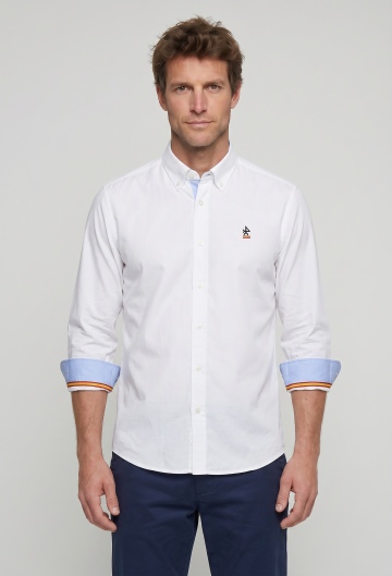 Camisa clásica España blanca