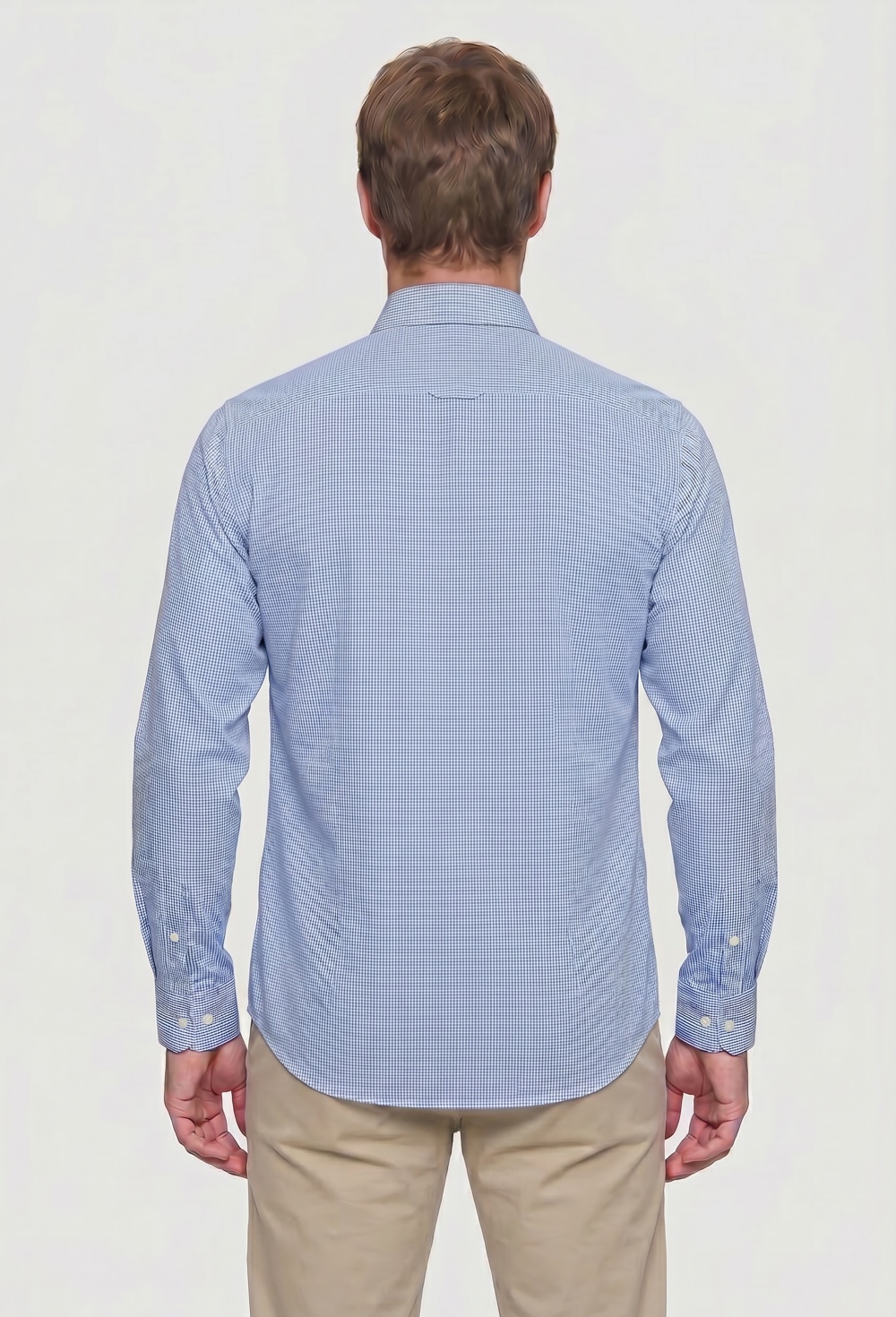 Camisa cuadro vichy azul marino - Valecuatro
