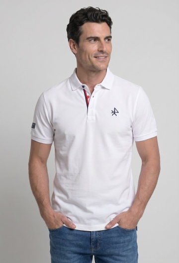 Polo clásico Valecuatro blanco
