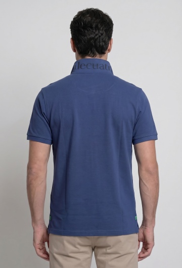 Polo clásico logo azul marino