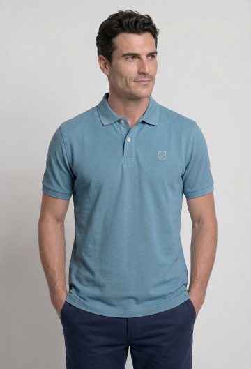 Polo clásico logo verde