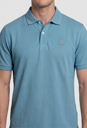 Polo clásico logo verde