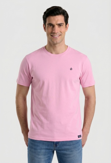Camiseta logo Valecuatro rosa