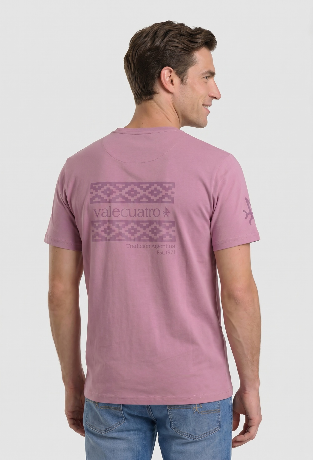 Camiseta étnica granate - 32.9