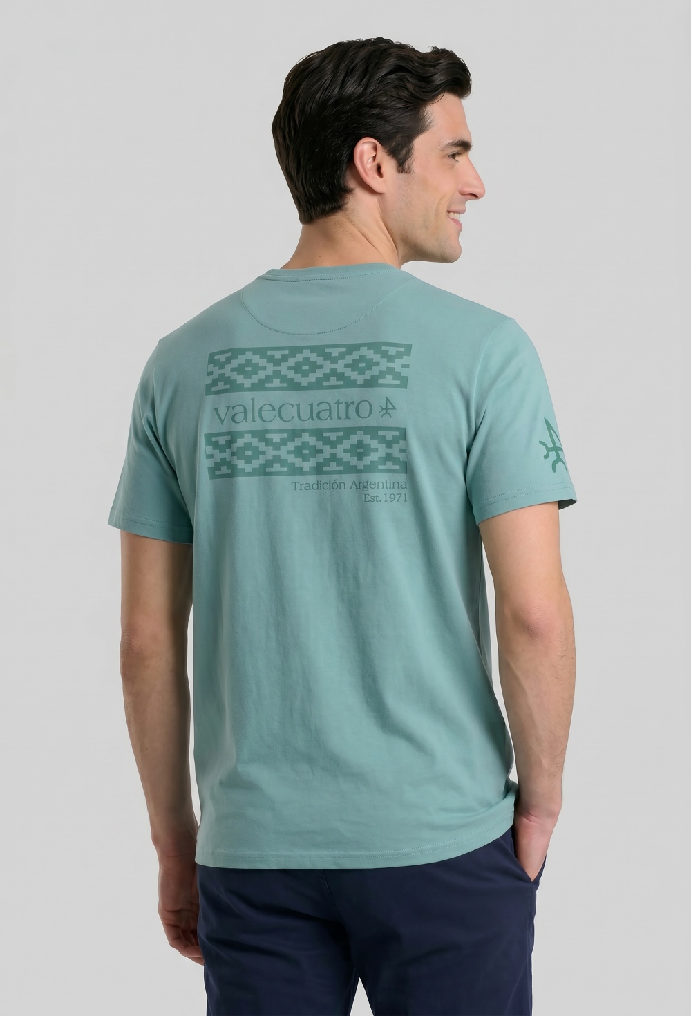 Camiseta étnica verde - 32.9