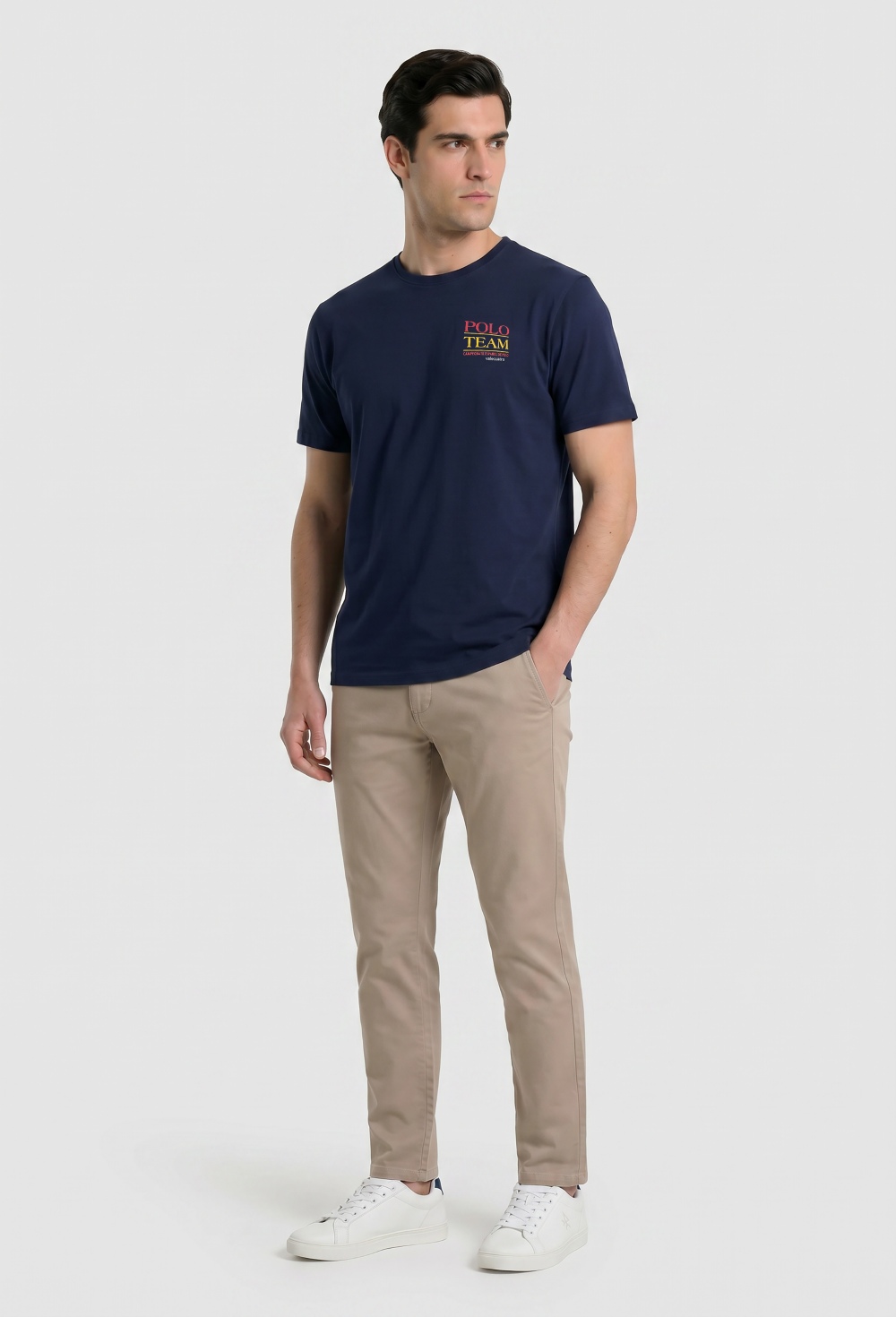 Valecuatro - Camiseta Polo España azul marino