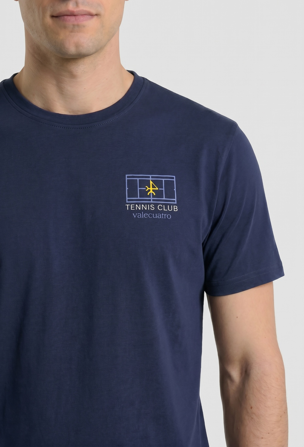 Camiseta Tennis Club azul marino - Valecuatro
