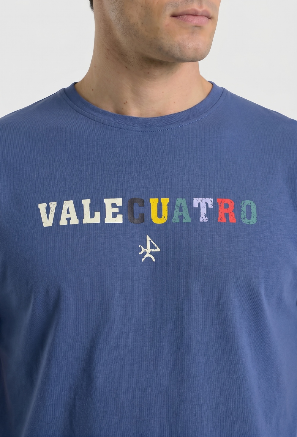 Camiseta modelo Valecuatro azul índigo - 32.9