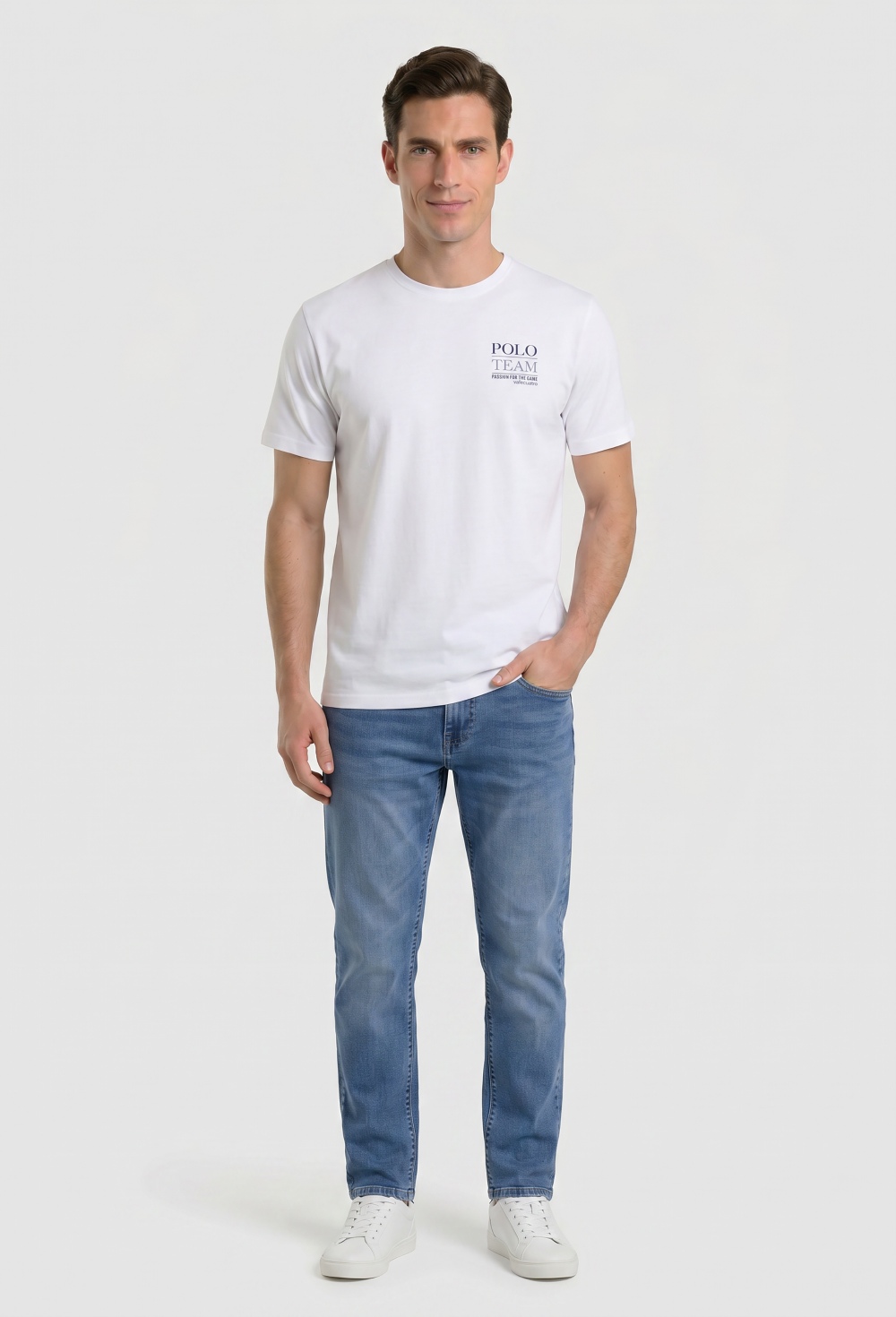 Valecuatro - Camiseta Polo blanca