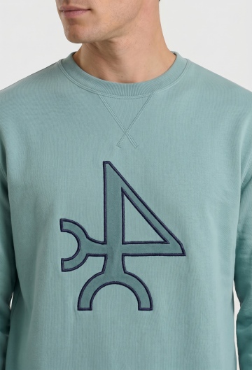 SUDADERA H LOGO