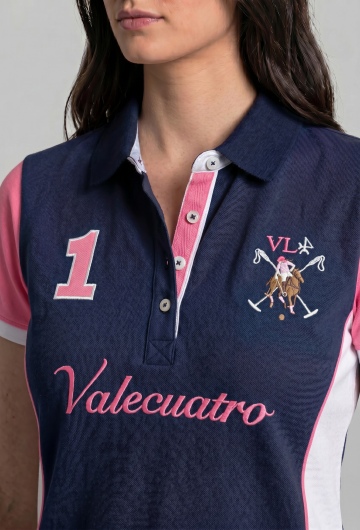 Polo Valecuatro Team azul marino