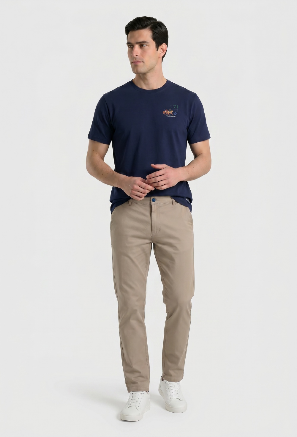 Pantalón chino clásico beige - Valecuatro