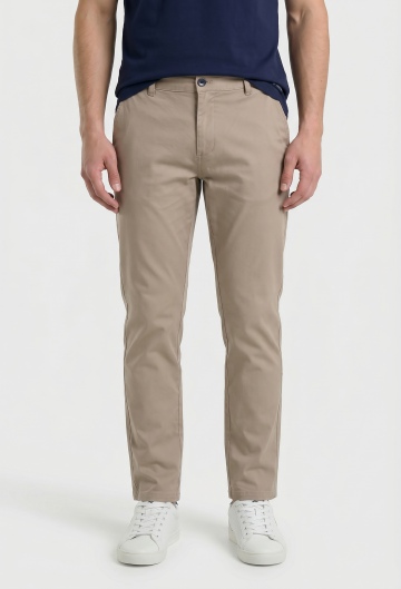 Pantalón chino Valecuatro beige