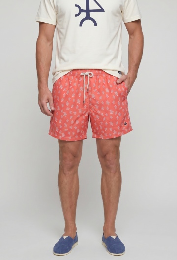 Bañador estampado fantasía coral