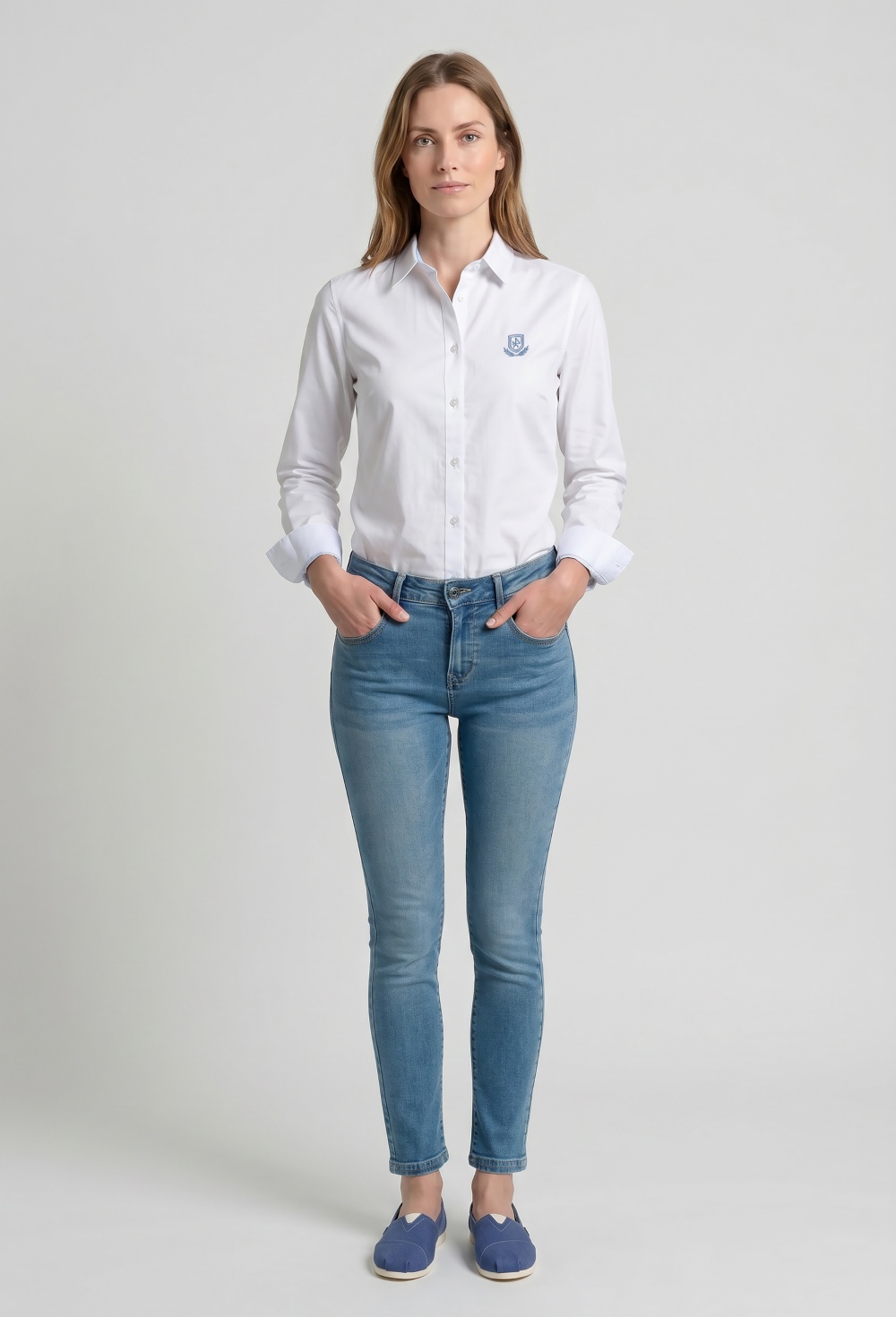 Valecuatro - Jeans mujer azul claro