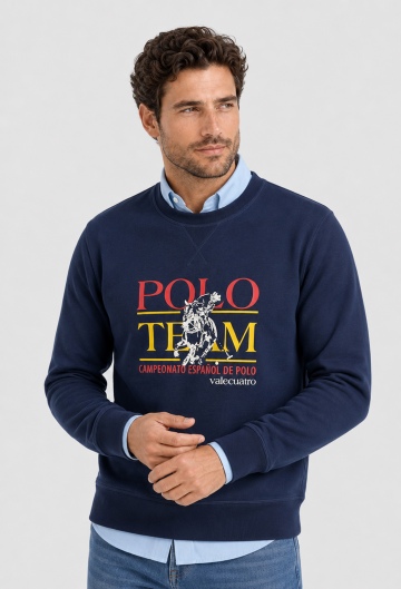 Sudadera España Polo azul marino