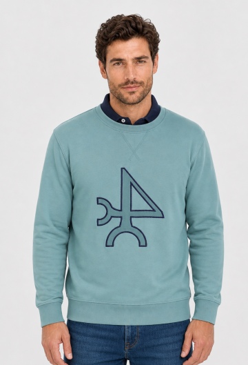 Sudadera logo verde